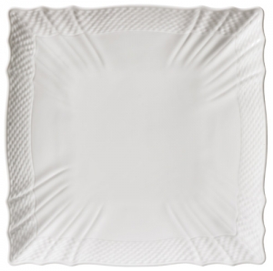 Ginori Vecchio Ginori White Square Plate - 11.75"